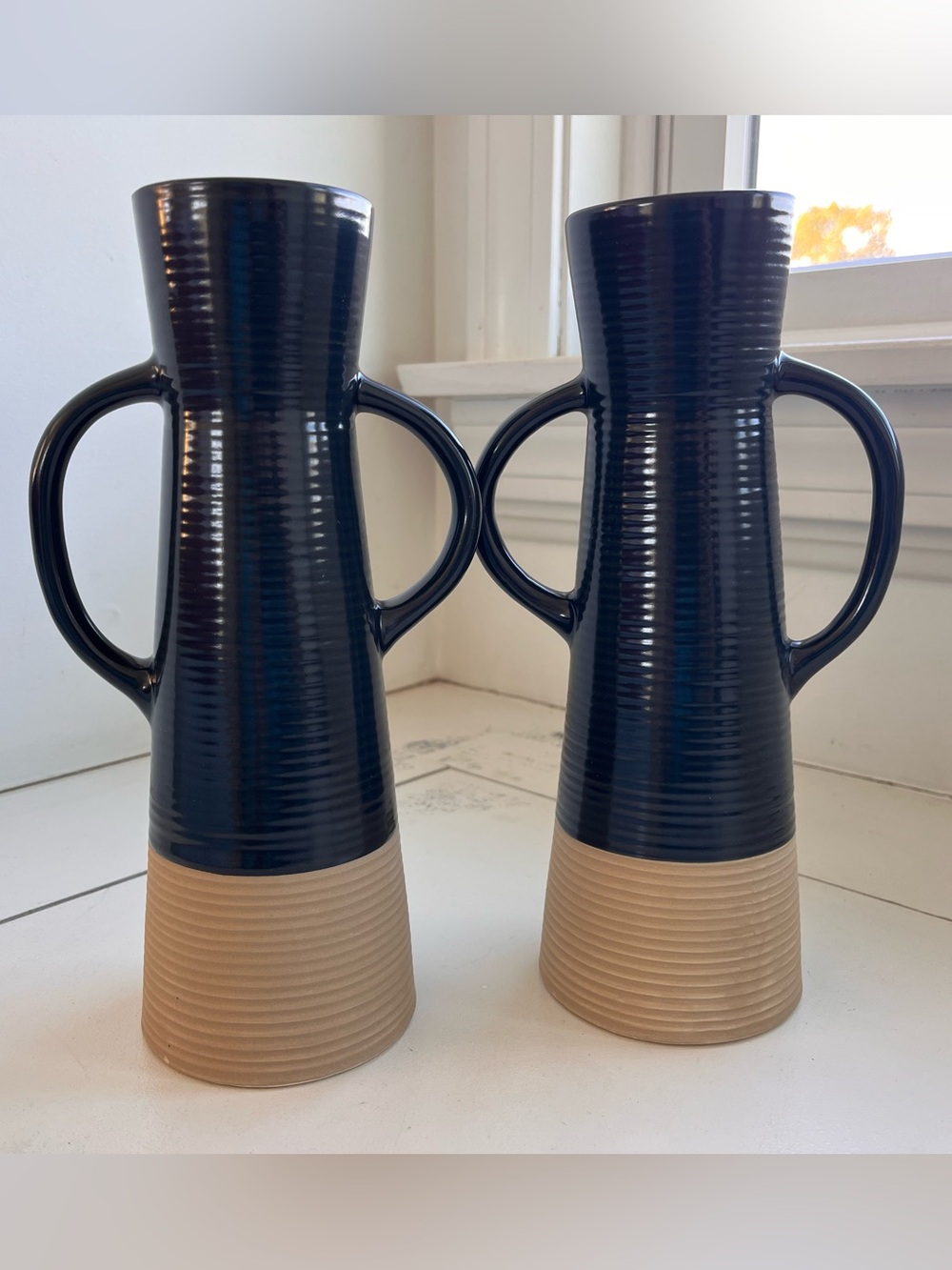 Crate and Barrel Sibley taper holders, large